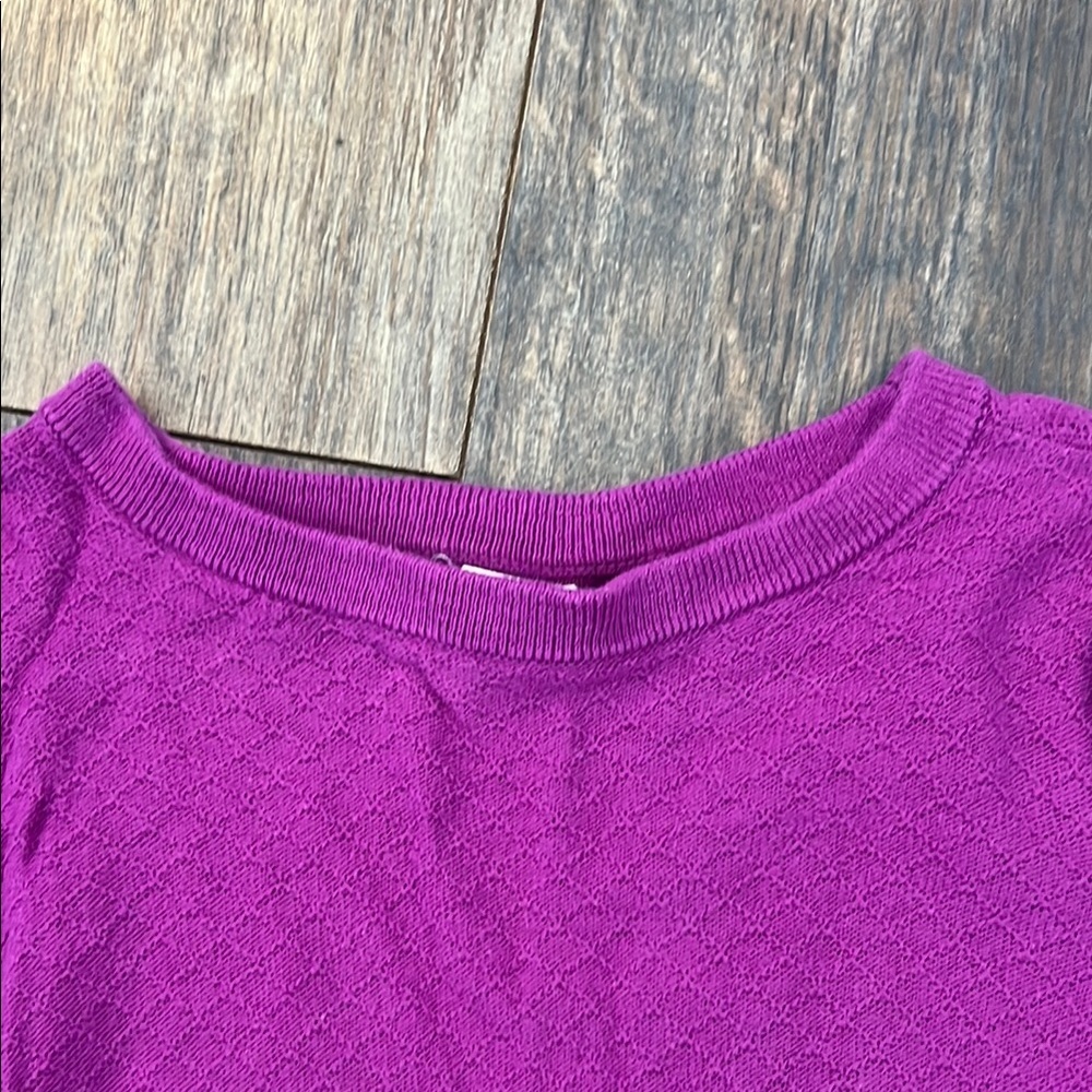 GAP Purple Knit Sweater with Long Sleeves - Picture 7 of 10